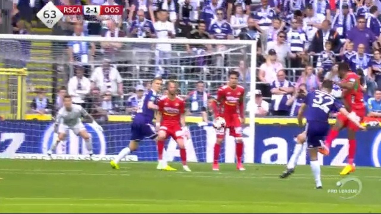 Dendoncker GOAL (2:1) Anderlecht vs KV Oostende