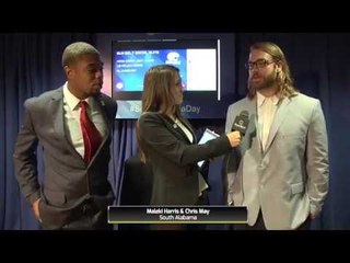 Sun Belt Social Suite - South Alabama LB Maleki Harris and OL Chris May