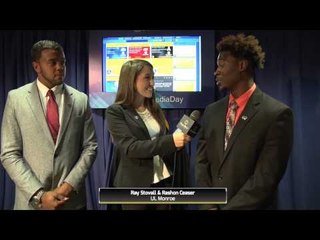 Sun Belt Social Suite - ULM WR Rashon Ceaser and LB Ray Stovall
