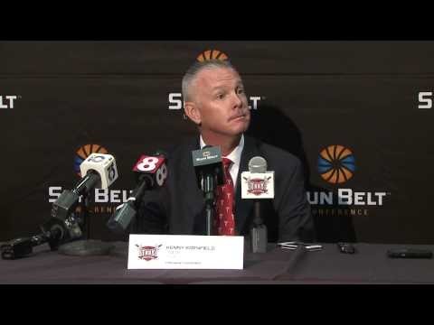 2014 Sun Belt Media Day - Troy Offensive Coordinator Kenny Edenfield
