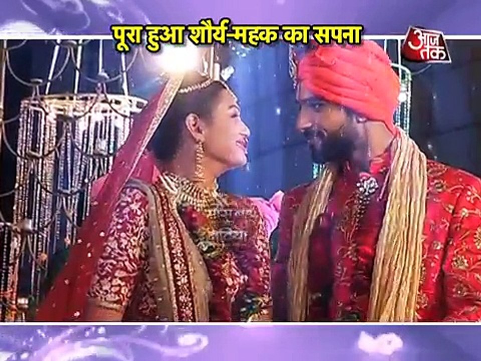 Zindagi ki Mehek - Mehek and Shaurya tie the knot : 22nd Episode shoot