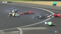 Multiple accident de motos au Grand Prix de France !