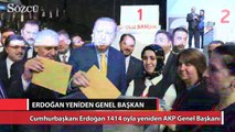 Erdoğan yeniden AKP genel başkanı