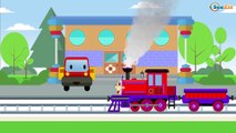 The Little Train - Learn Vehicles - Educational Videos - Trains & Cars Cartoons for children