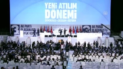 AK Parti Kongresi - Cumhurbaşkanı Erdoğan Oyunu Kullandı