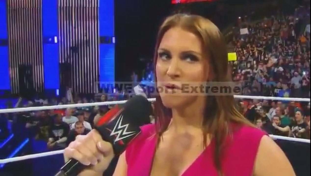 WWE Raw 15 May 2017 HD Stephanie McMahon attacks Roman Reigns But Look what's ha