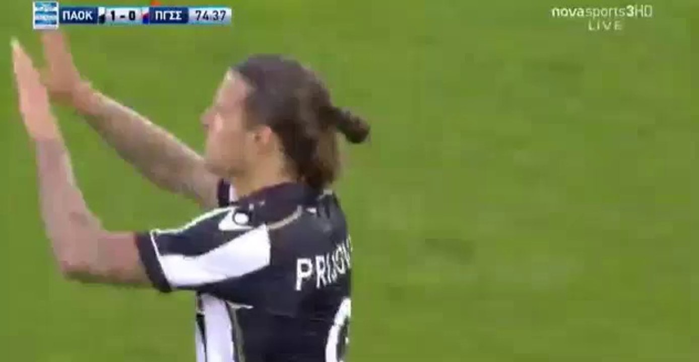 1-0 Το γκολ του Αλεξάνταρ Πρίγιοβιτς - ΠΑΟΚ 1-0...