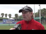 Women's Match 1 - Interview with UL Lafayette Head Coach Gregory Harkins