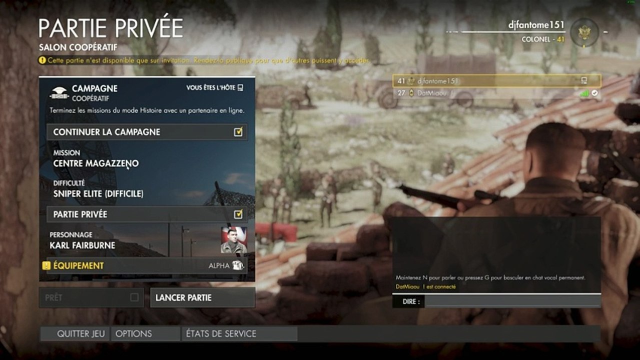 Sniper Elite 4 coop chapitre 6 : Centre Magazzeno