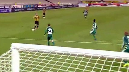 Christodoupoulos GOAL (1:0) AEK Athens FC vs Panathinaikos