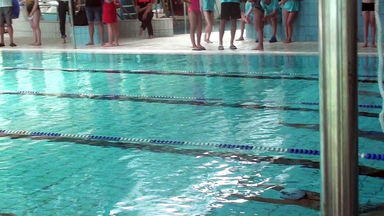 Rébecca Gensane remporte le 100 Pap du natathlon  de Tarare (mai 2017)