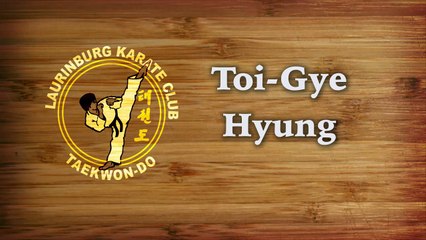 Toi-Gye Hyung, Laurinburg Taekwon-do Club