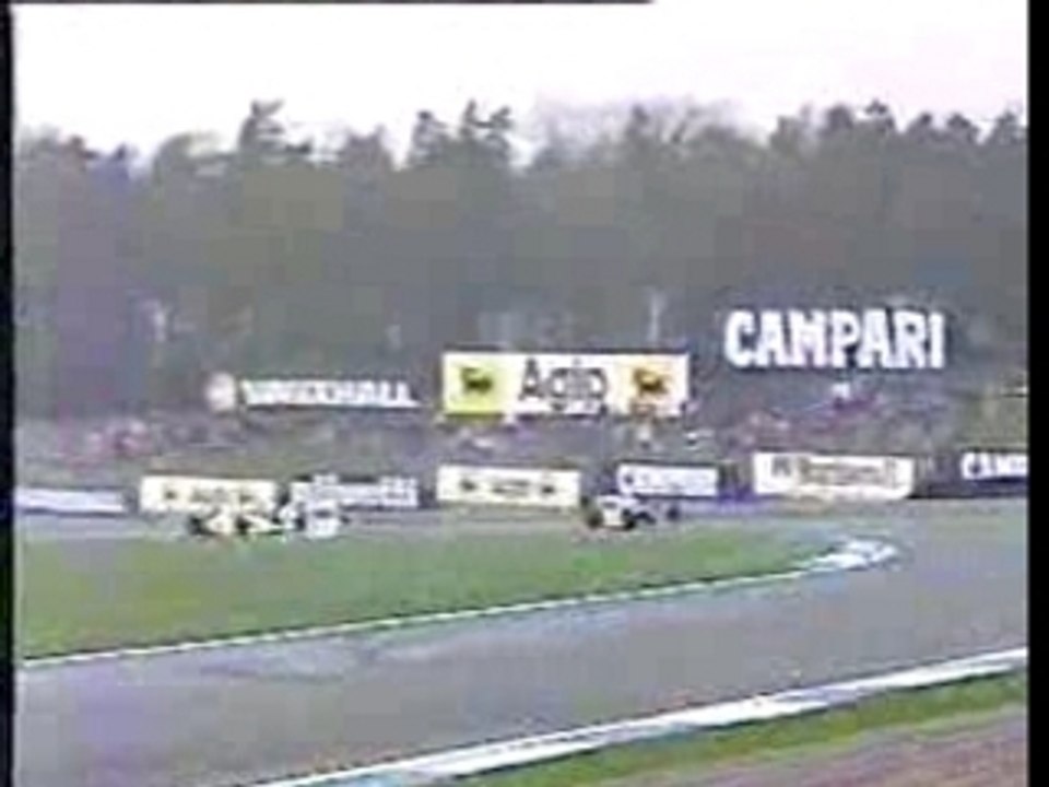 Formula 1 - Ayrton Senna overtakes five cars in first round