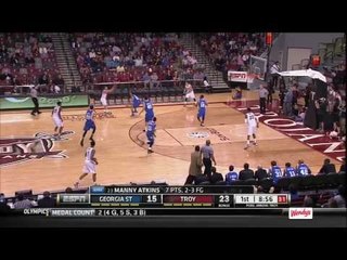 2/15/2014 MBB Georgia State vs. Troy Highlights