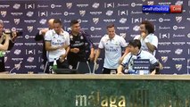 Zidane es mojado en plena rueda de prensa Real Madrid Campeón Liga 2017