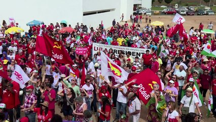 Discreta protesta en Brasilia exige la salida de Temer