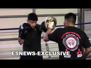Hector Tanajara Jr 5-0 3 kos working with pita garcia - EsNews Boxing
