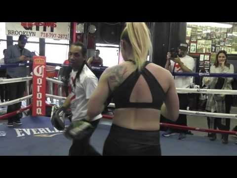 Heather Hardy putting in that work