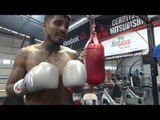 speedy mares working the heavy bag at the robert garcia boxing academy EsNews Boxing