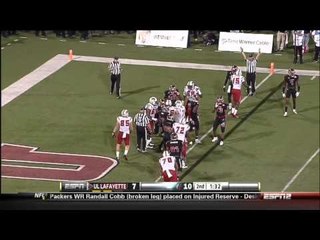 10/15/2013 UL-Lafayette vs. WKU Football Highlights