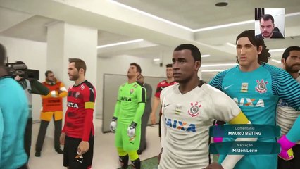 PES2017 - Corinthians x Vitória - PS4 Pro - ptbr