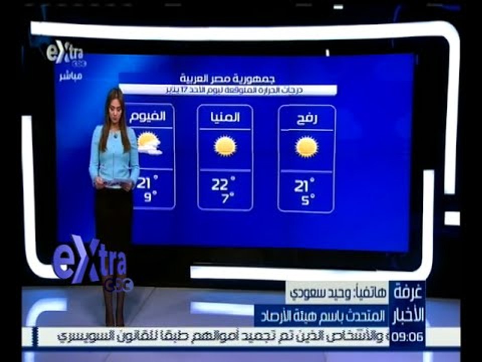 غرفة الأخبار | تعرف على درجات الحرارة المتوقعة...