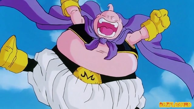 Gotenks vs Fat Majin Buu english dub dragon ball z-CO239nc6btU