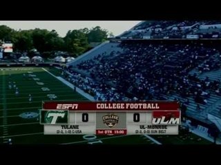 9/28/13 Tulane vs. ULM  Highlights