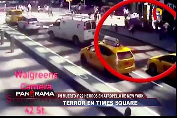 Terror en Times Square: Un muerto y más de 20 heridos en atropello en Nueva York