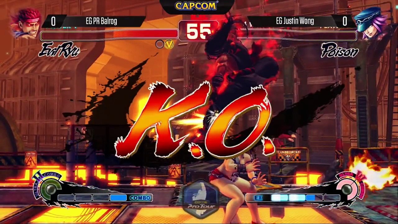 USFIV  EG PR Balrog vs EG Justin Wong - Capcom Pro Tour E3 Invitational