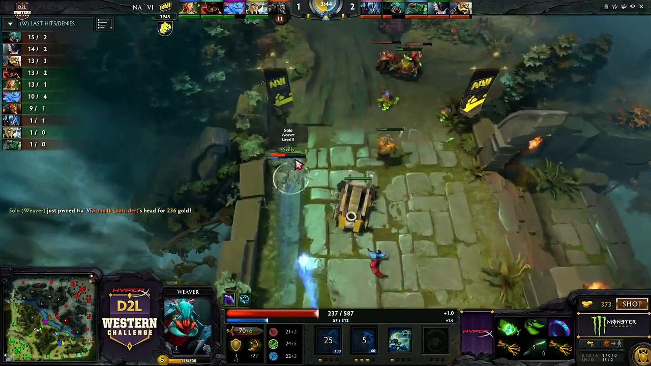 HyperX D2L Western Challenge Playoffs - Na'Vi vs ex-RoX.KIS (Game 3)