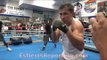 GENNADY GOLOVKIN SHOWING OFF SWIFT HAND SPEED AND SHARP ANGLES WHILE SHADOW BOXING - EsNews Boxing