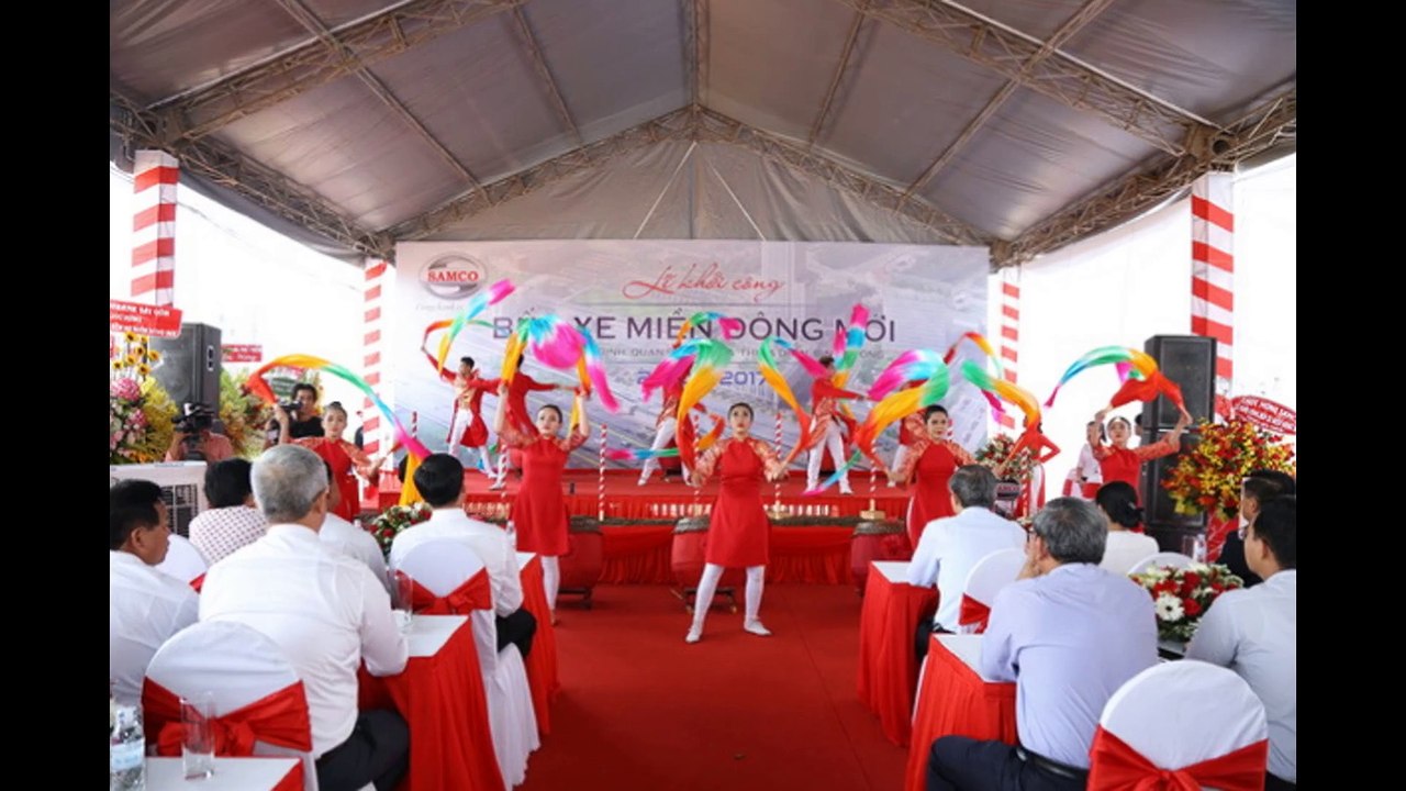 Cho thuê nhà bạt không gian tổ chức Lễ khởi công Bến xe miền Đông mới