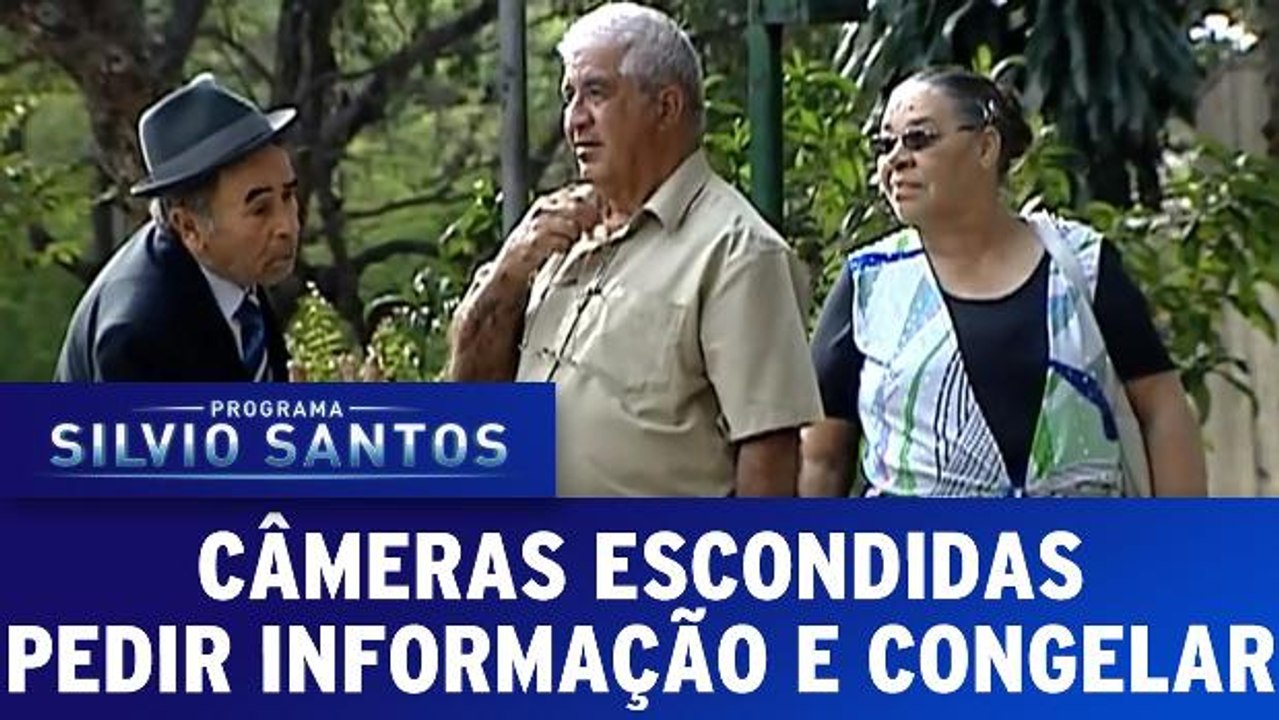 Câmeras Escondida - Pedir informação e congelar - 21.05.17