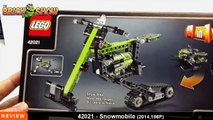 LEGO Technic Snowmobile Review   LEGO 42021
