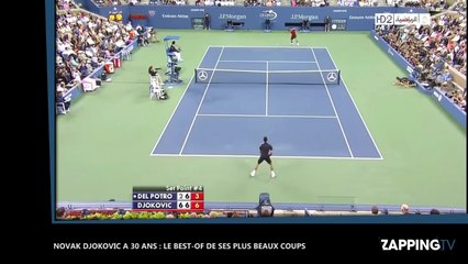 Novak Djokovic a 30 ans : le best-of des coups du tennisman serbe (vidéo)