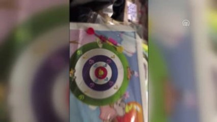 Kaçak Sigaraları Hedef Tahtasına Gizlemişler