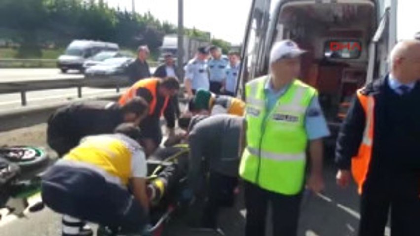 Tem'de Motosiklet Kazası 1 Ağır Yaralı - Dailymotion Video