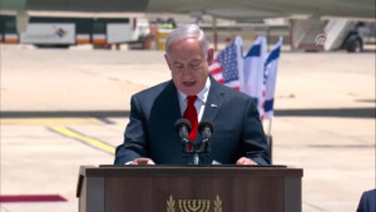 ABD Başkanı Trump Israil'de - Israil Başbakanı Netanyahu - Tel