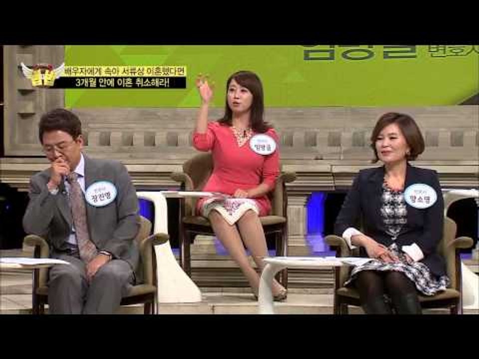 71회, 억울한 이혼 대처법 [법대법] 20141220