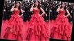 Aishwarya Rai Red Hot Stylish Look At Cannes 2017 Day 2