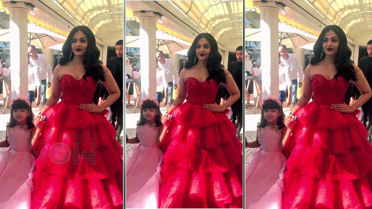 Aaradhya Bachchan Takes A Walk With Aishwarya Rai At Cannes 2017
