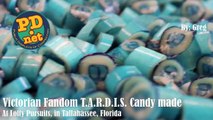 T.A.R.D.I.S. hand made candy at Lofty Pursuits,  It's tastier on the inside.