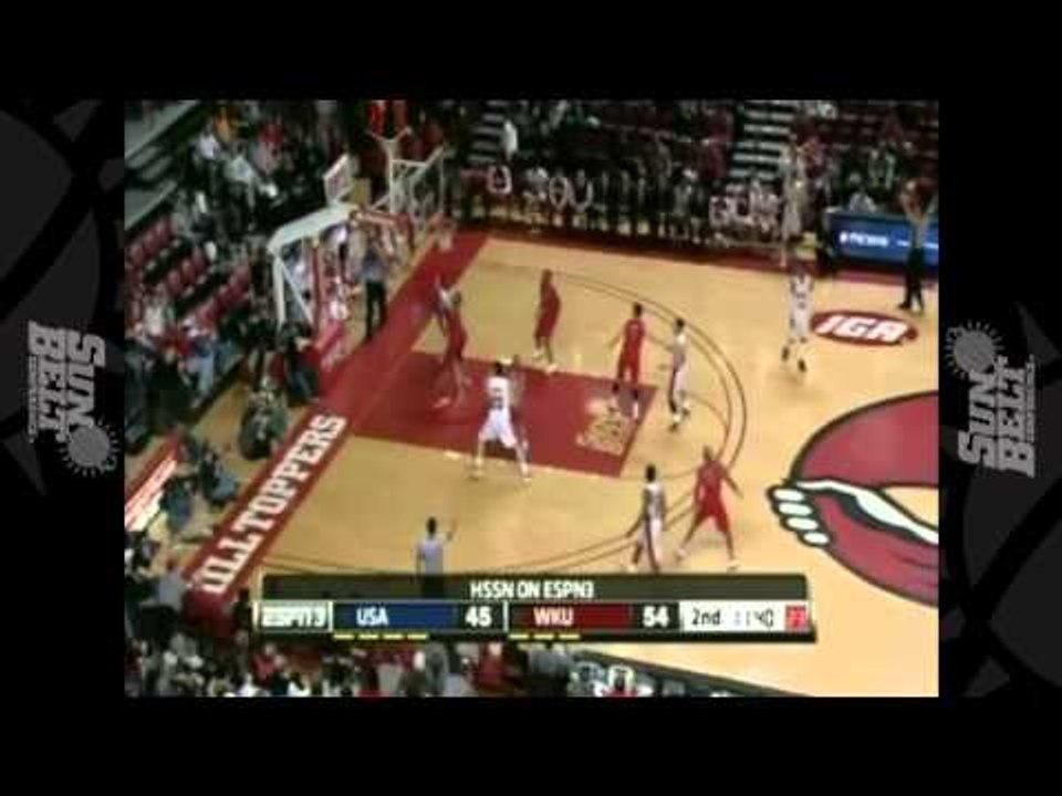 02/28/2013  South Alabama vs Western Kentucky Men's Basketball Highlihghts