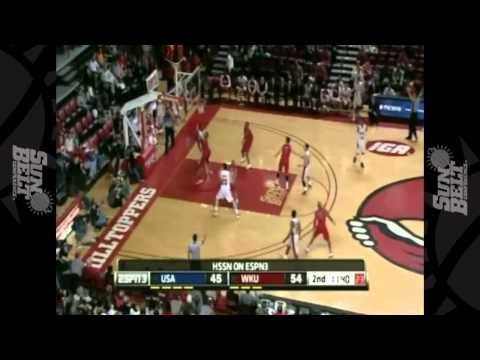 02/28/2013 South Alabama vs Western Kentucky Men's Basketball Highlihghts