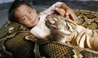 Chinese Kid Plays with Snake | Shocking Video | Snake attacking Humans