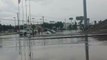 Cars Swamped by Floodwaters as Super Cell Sweeps Through Laredo