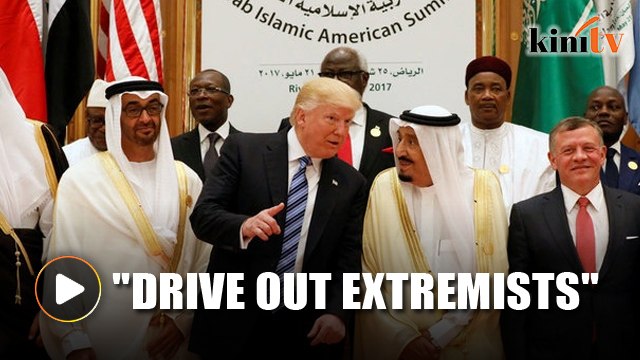 Trump seeks to win over Muslims with speech in Saudi Arabia