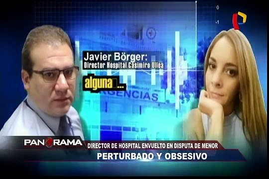 Perturbado y Obsesivo: Director de hospital Casimiro Ulloa en disputa por menor
