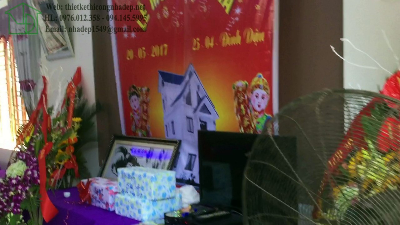 Biệt thự 3 tầng mái thái, thiết kế biệt thự 3 tầng hiện đại NDBT3T6